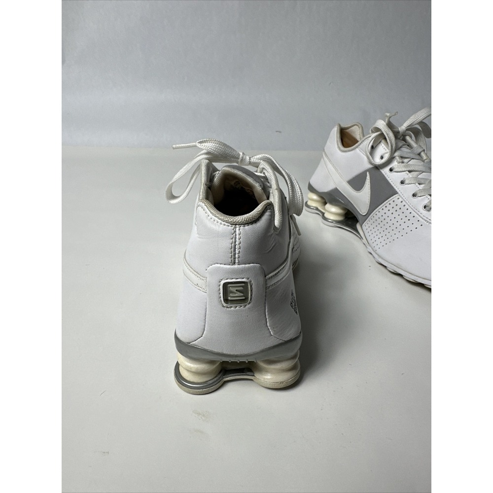 Nike Shox Deliver 317549-112 Women's White/Grey Leather Sneakers Shoes Size 8.5 - Picture 5 of 11